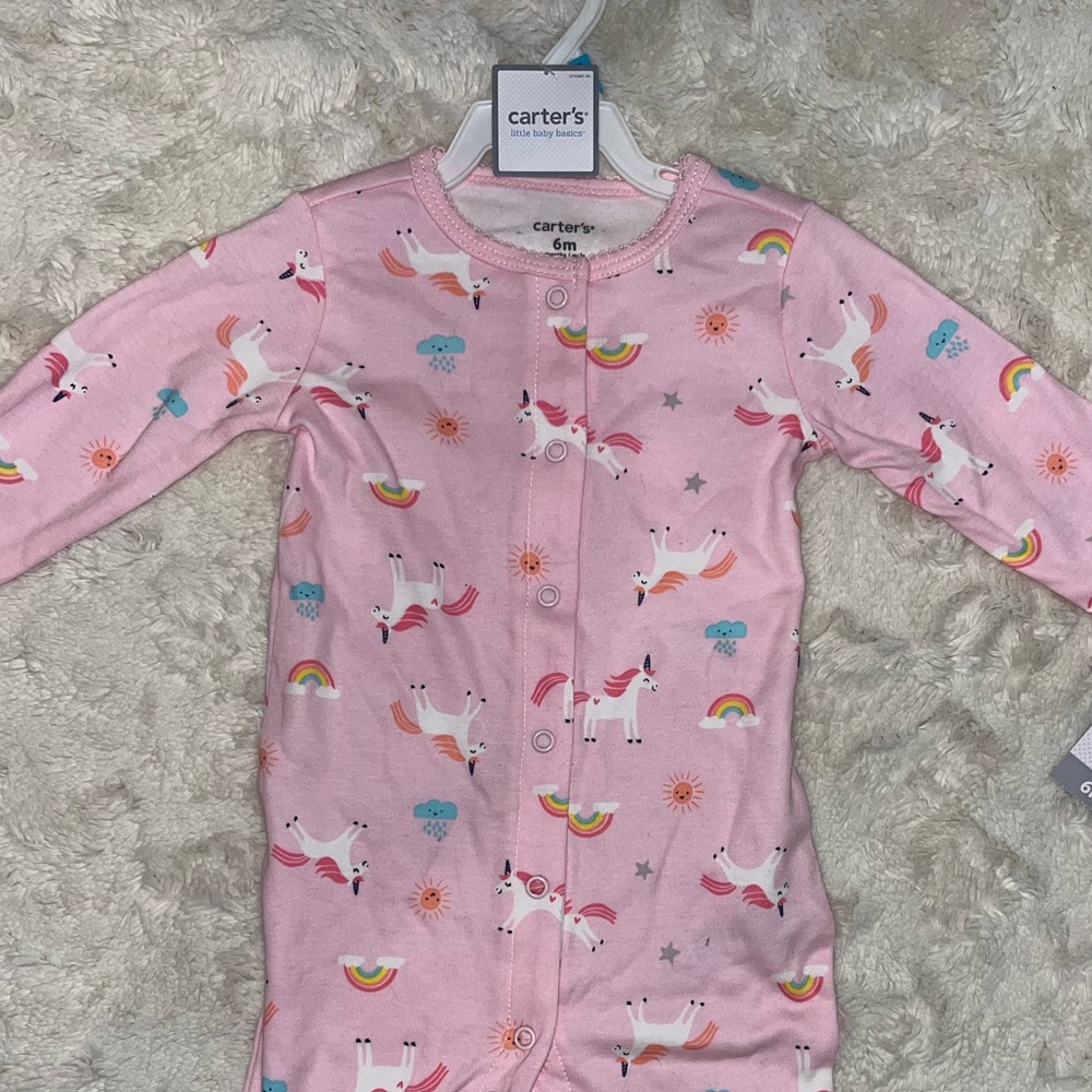 🦄 Carter’s Unicorn Footie PJs 🦄 6 mo.